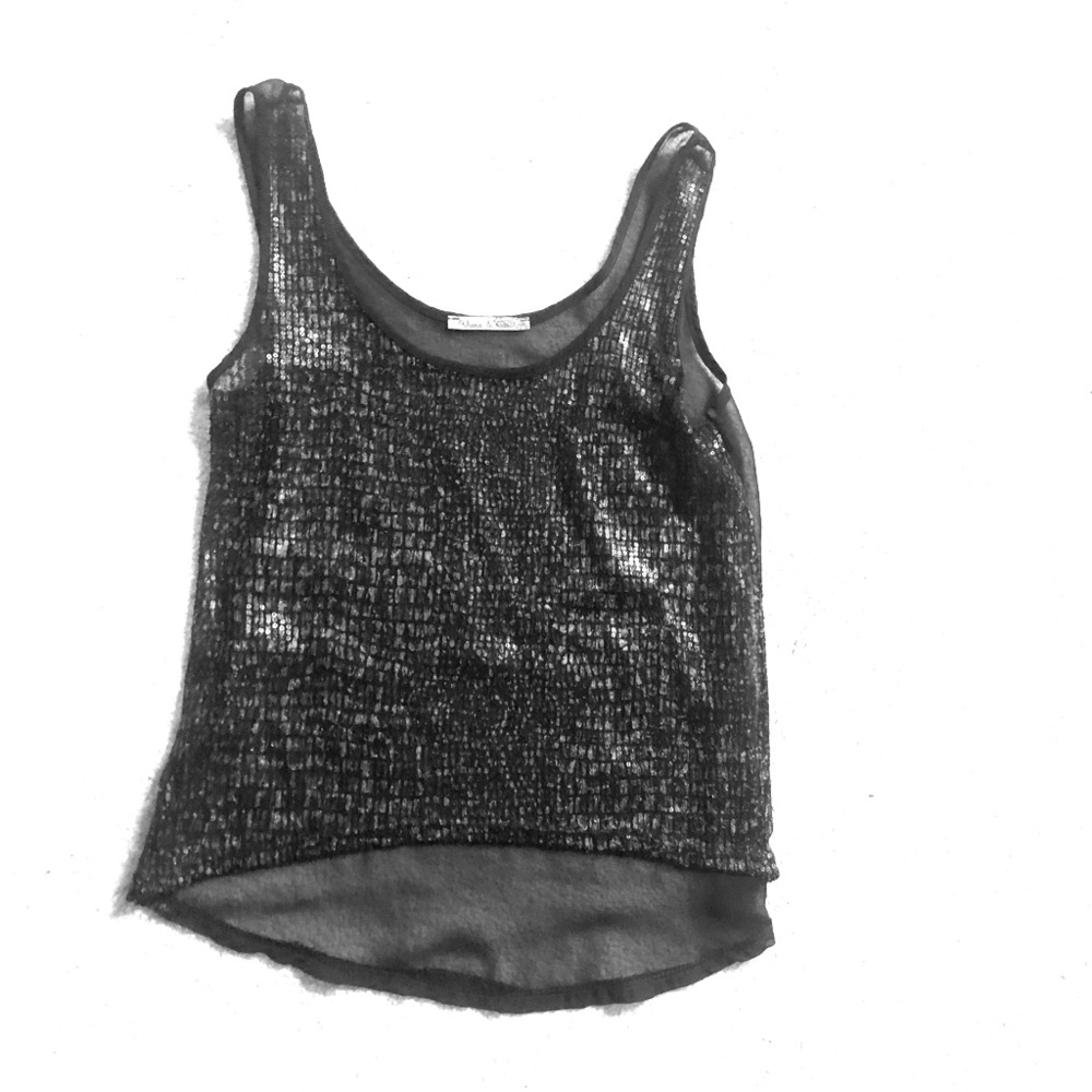 Sequin “snake skin “ top